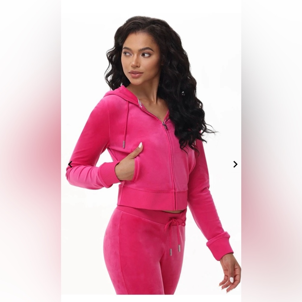 Juicy Couture OG Bling Pink Tracksuit Jumpsuit Size X-Large.